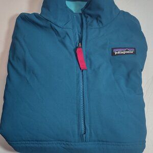 Patagonia Reversible Blue Snap-T Glissade Pullover Men's Size Small Vintage